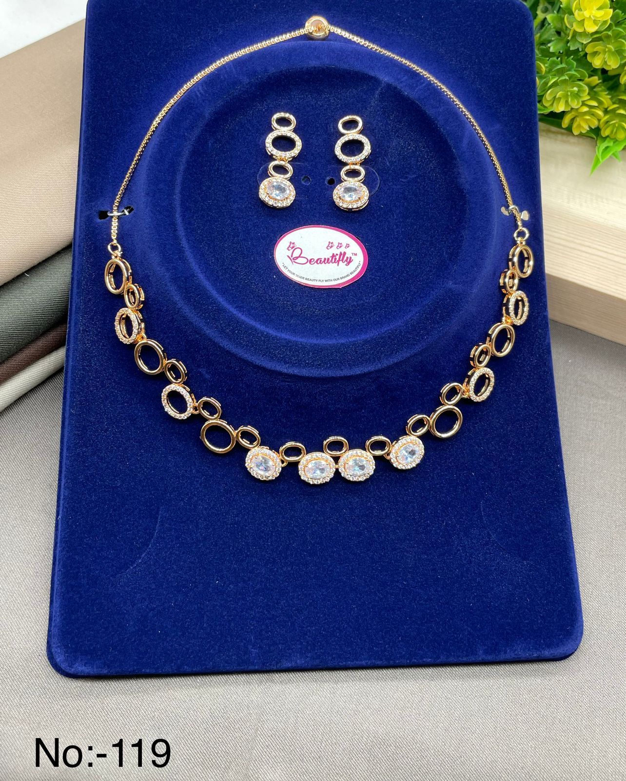Nr 119 Designer Diamond Necklace Catalog
